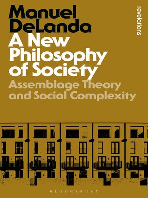 cover image of A New Philosophy of Society